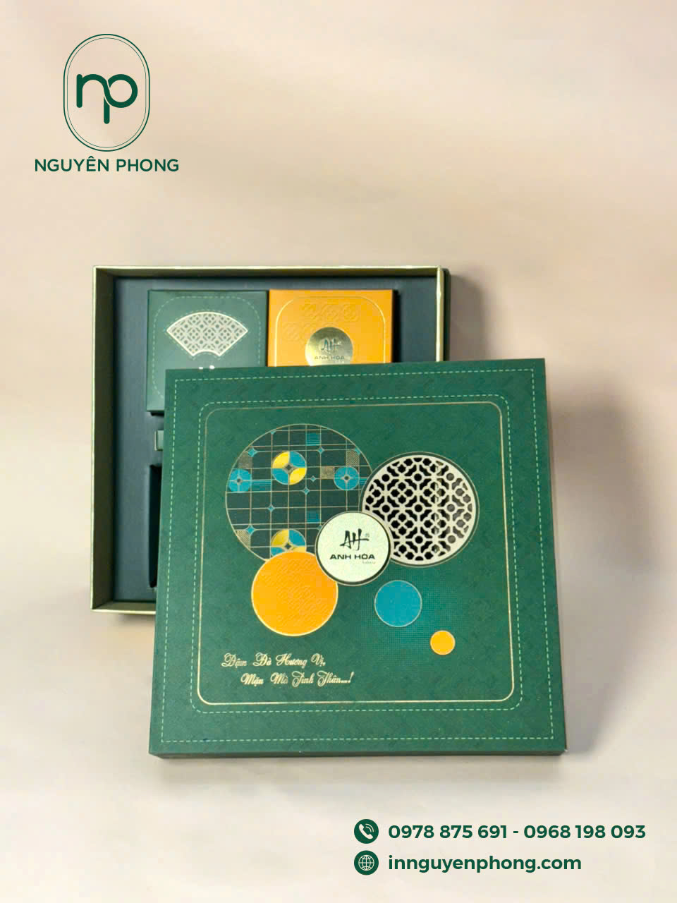 Mẫu hộp bánh trung thu truyền thống 